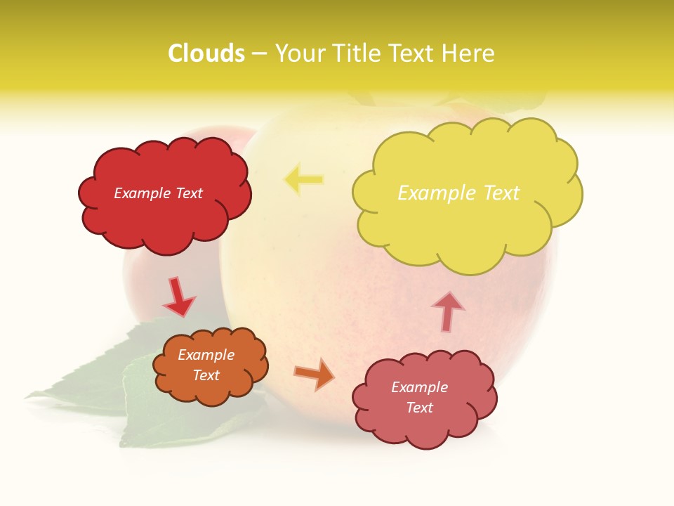Yellow Vitamin Still Life PowerPoint Template