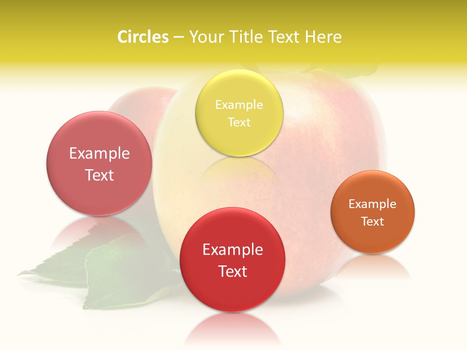 Yellow Vitamin Still Life PowerPoint Template