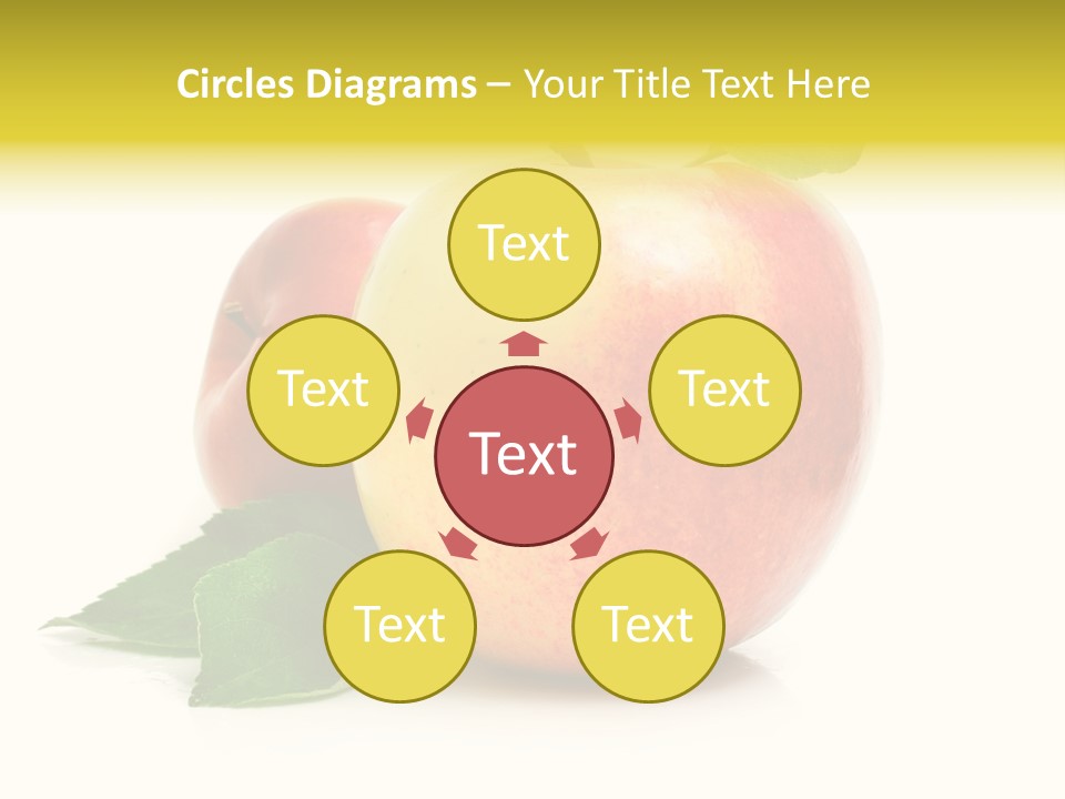 Yellow Vitamin Still Life PowerPoint Template