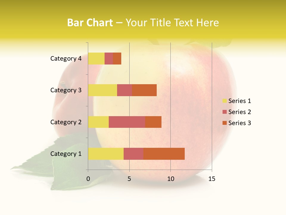 Yellow Vitamin Still Life PowerPoint Template