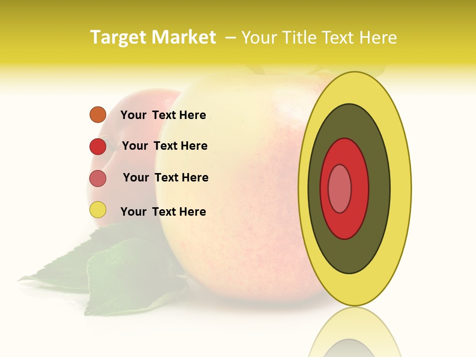 Yellow Vitamin Still Life PowerPoint Template