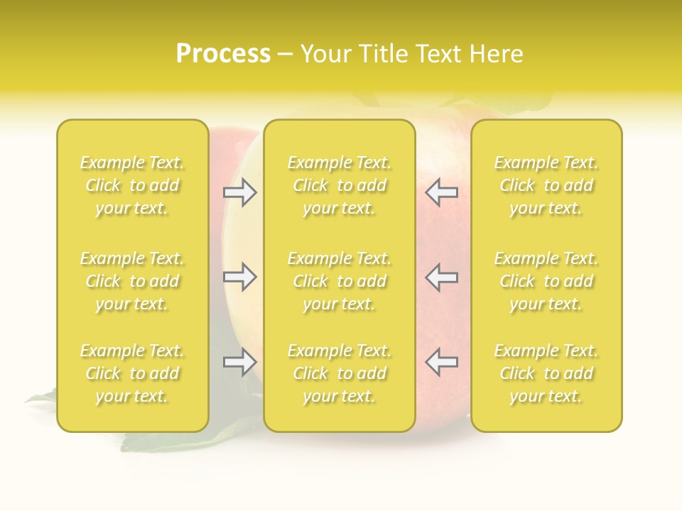 Yellow Vitamin Still Life PowerPoint Template
