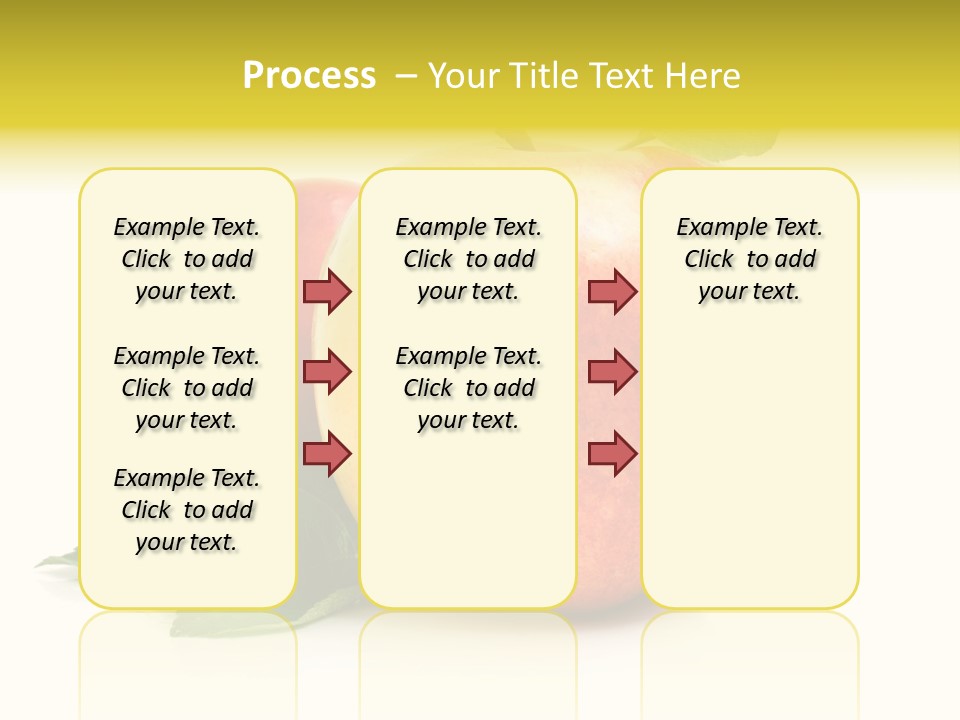 Yellow Vitamin Still Life PowerPoint Template