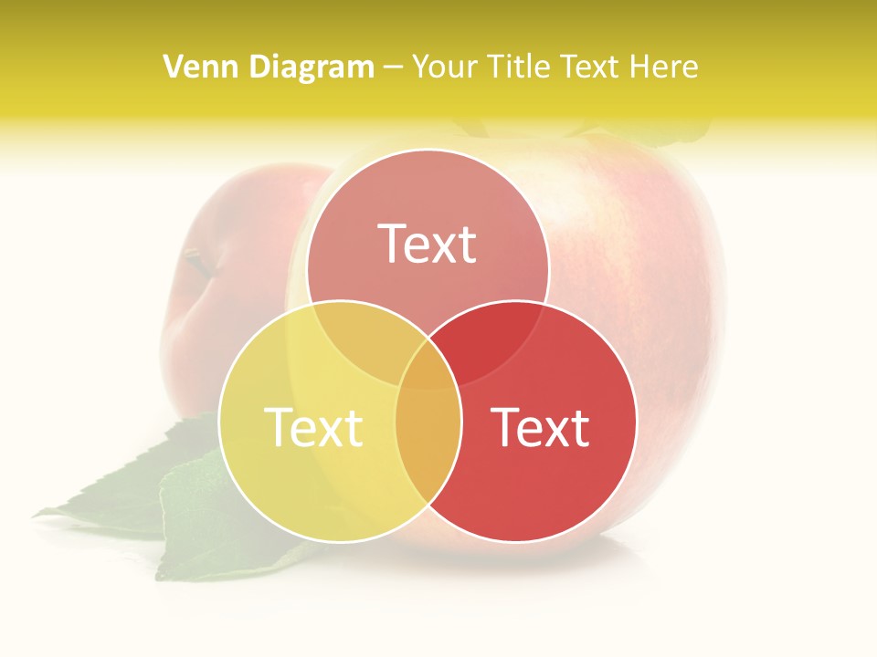 Yellow Vitamin Still Life PowerPoint Template