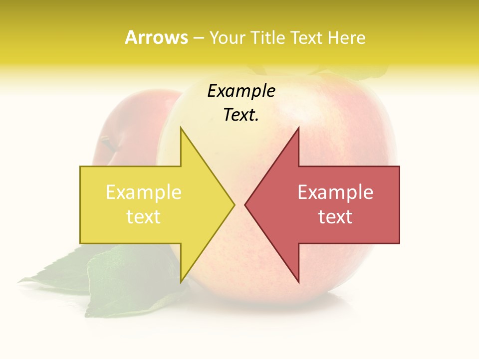 Yellow Vitamin Still Life PowerPoint Template