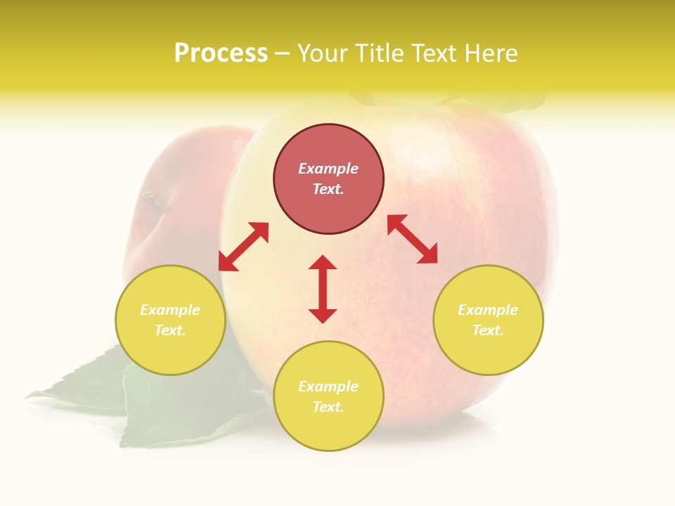 Yellow Vitamin Still Life PowerPoint Template