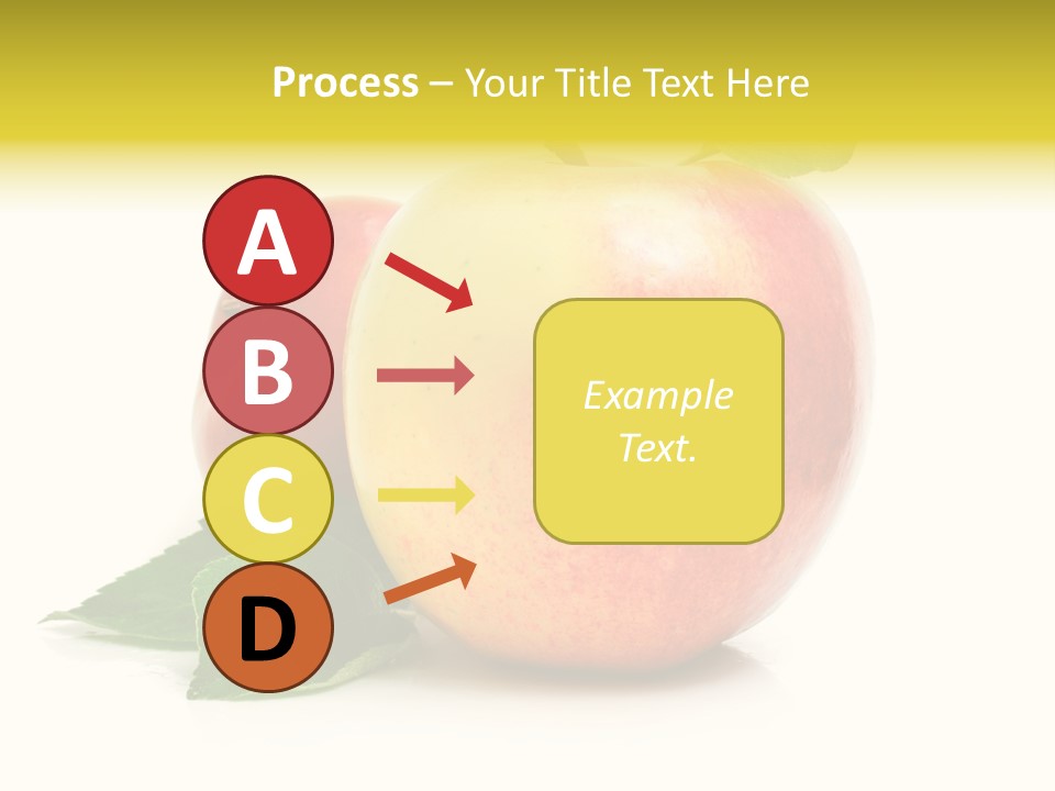 Yellow Vitamin Still Life PowerPoint Template