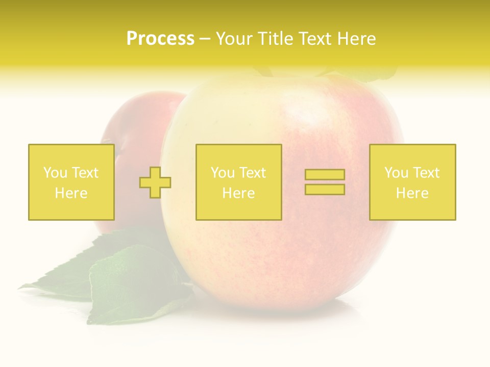 Yellow Vitamin Still Life PowerPoint Template