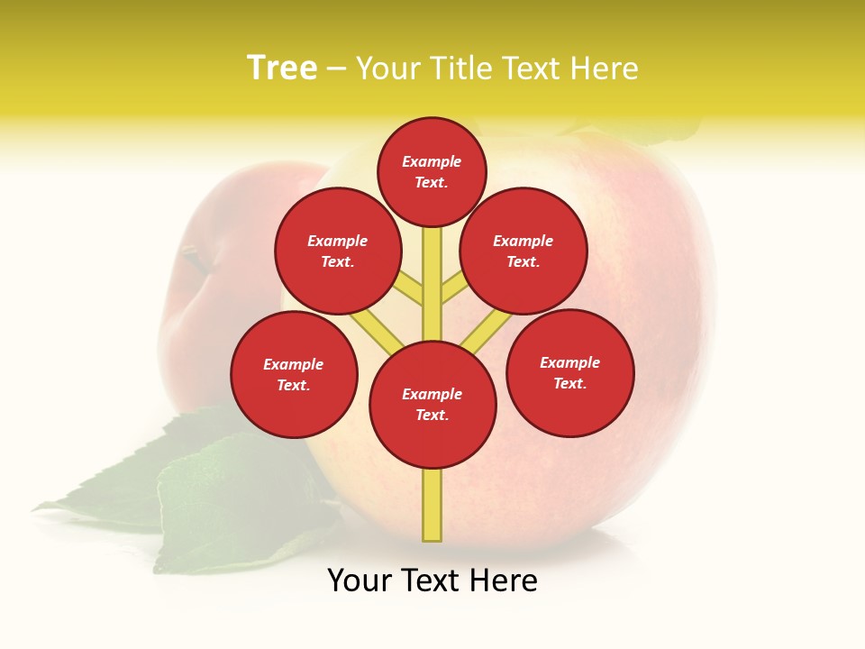 Yellow Vitamin Still Life PowerPoint Template