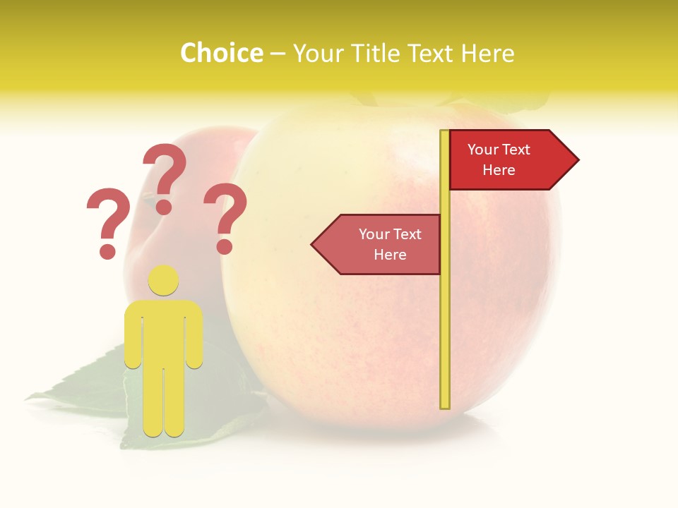 Yellow Vitamin Still Life PowerPoint Template