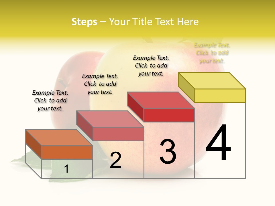Yellow Vitamin Still Life PowerPoint Template