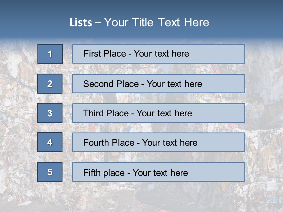 Environment Garbage Ecology PowerPoint Template