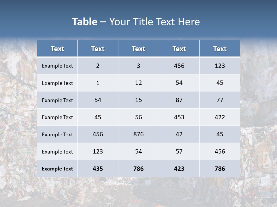 Environment Garbage Ecology PowerPoint Template