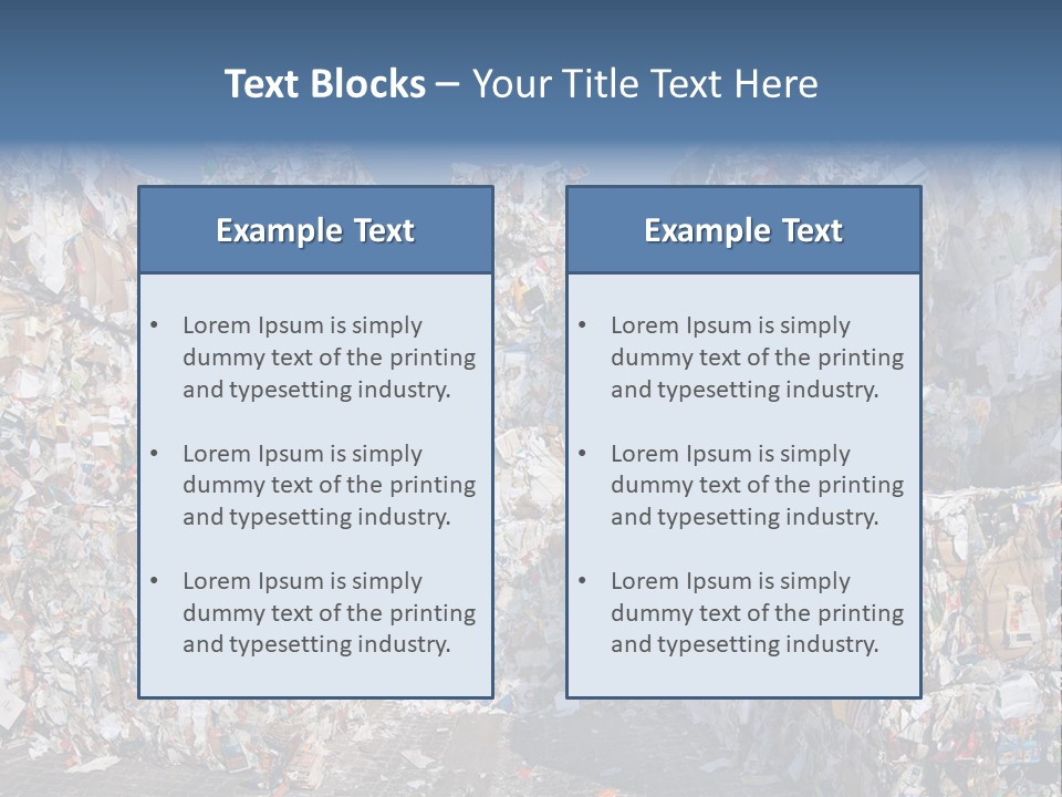 Environment Garbage Ecology PowerPoint Template
