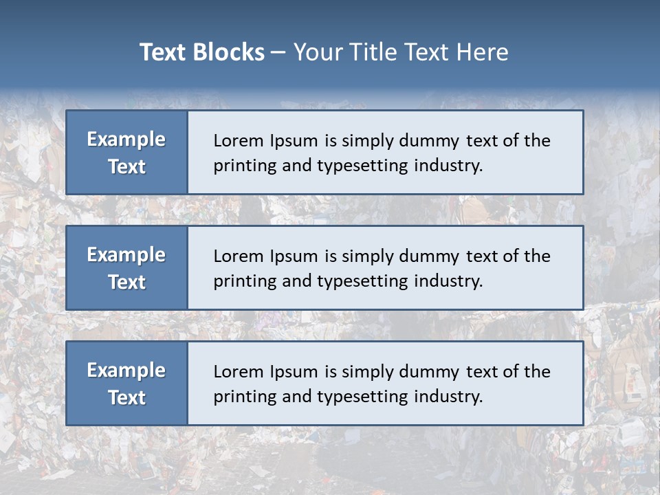 Environment Garbage Ecology PowerPoint Template
