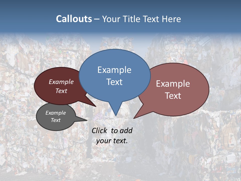 Environment Garbage Ecology PowerPoint Template