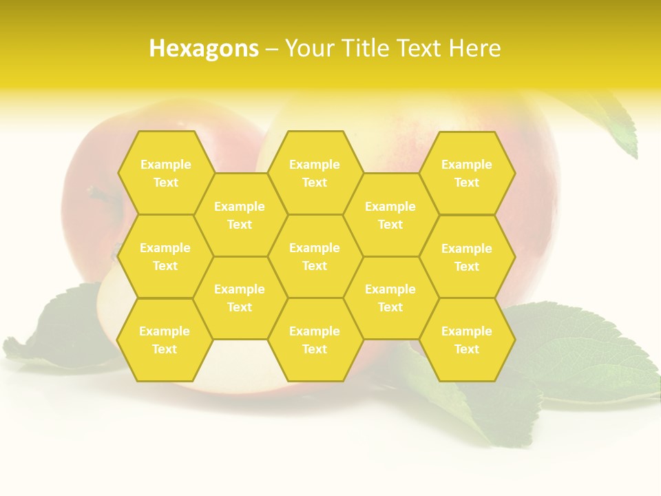 Floral Apple Background PowerPoint Template