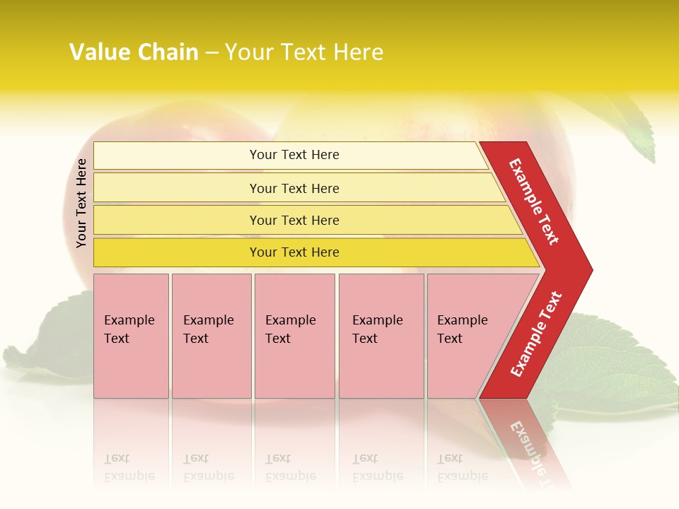 Floral Apple Background PowerPoint Template