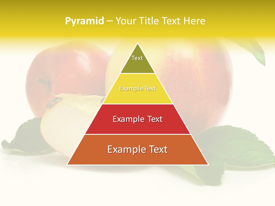 Floral Apple Background PowerPoint Template