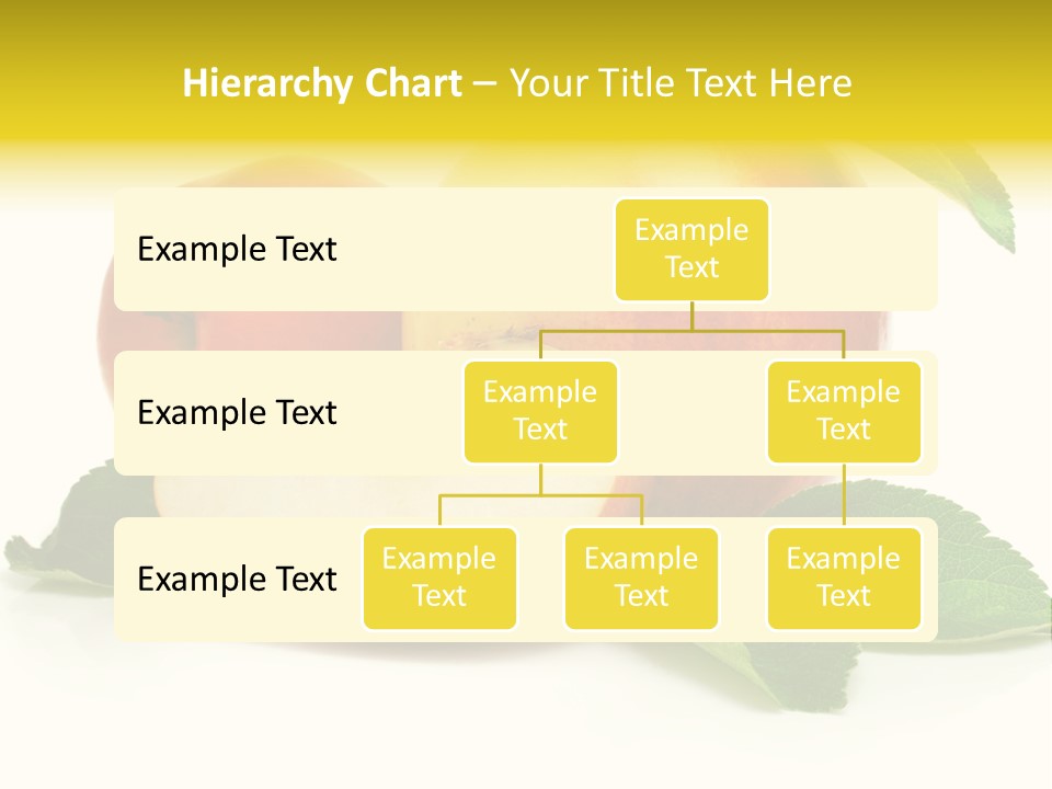 Floral Apple Background PowerPoint Template
