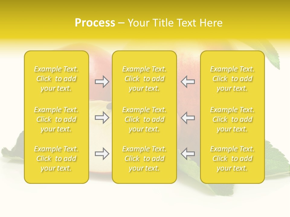 Floral Apple Background PowerPoint Template