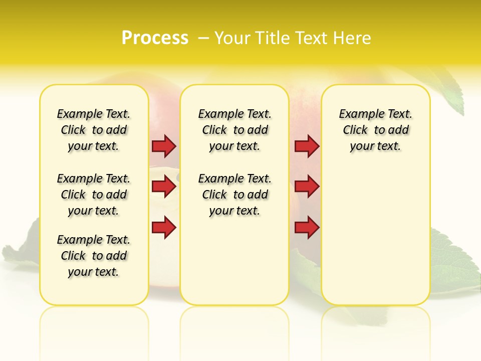 Floral Apple Background PowerPoint Template