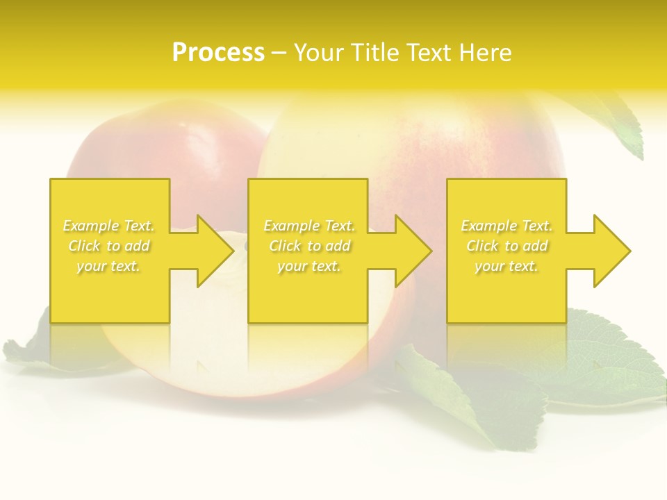 Floral Apple Background PowerPoint Template
