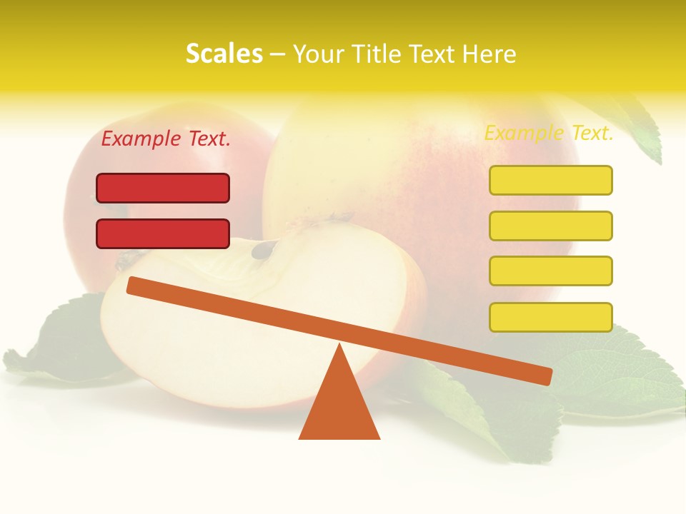 Floral Apple Background PowerPoint Template