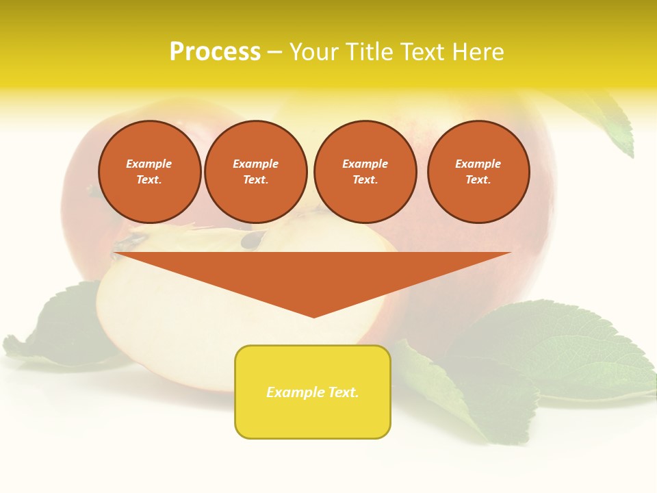 Floral Apple Background PowerPoint Template