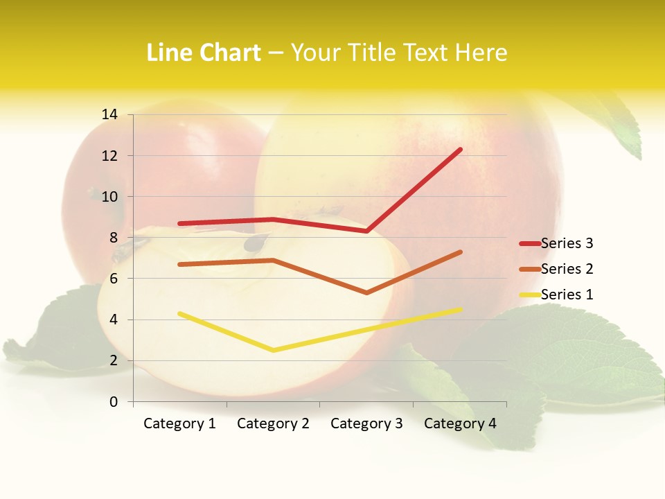 Floral Apple Background PowerPoint Template