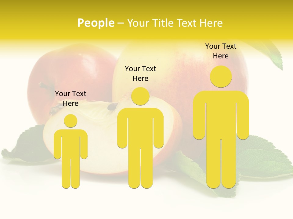 Floral Apple Background PowerPoint Template