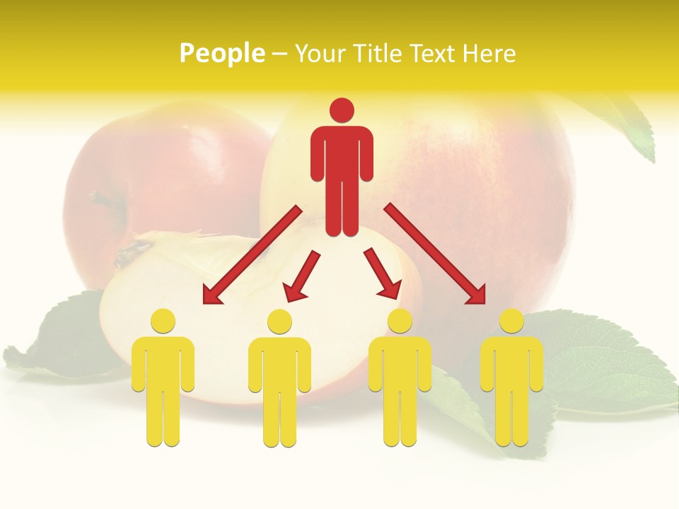 Floral Apple Background PowerPoint Template