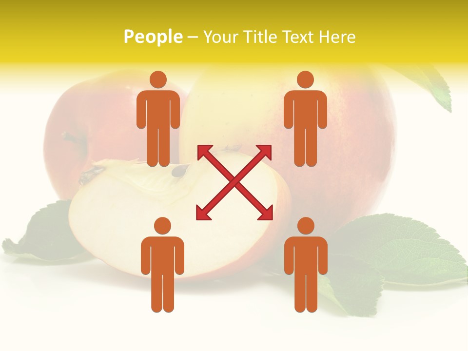 Floral Apple Background PowerPoint Template