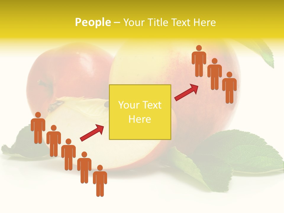 Floral Apple Background PowerPoint Template