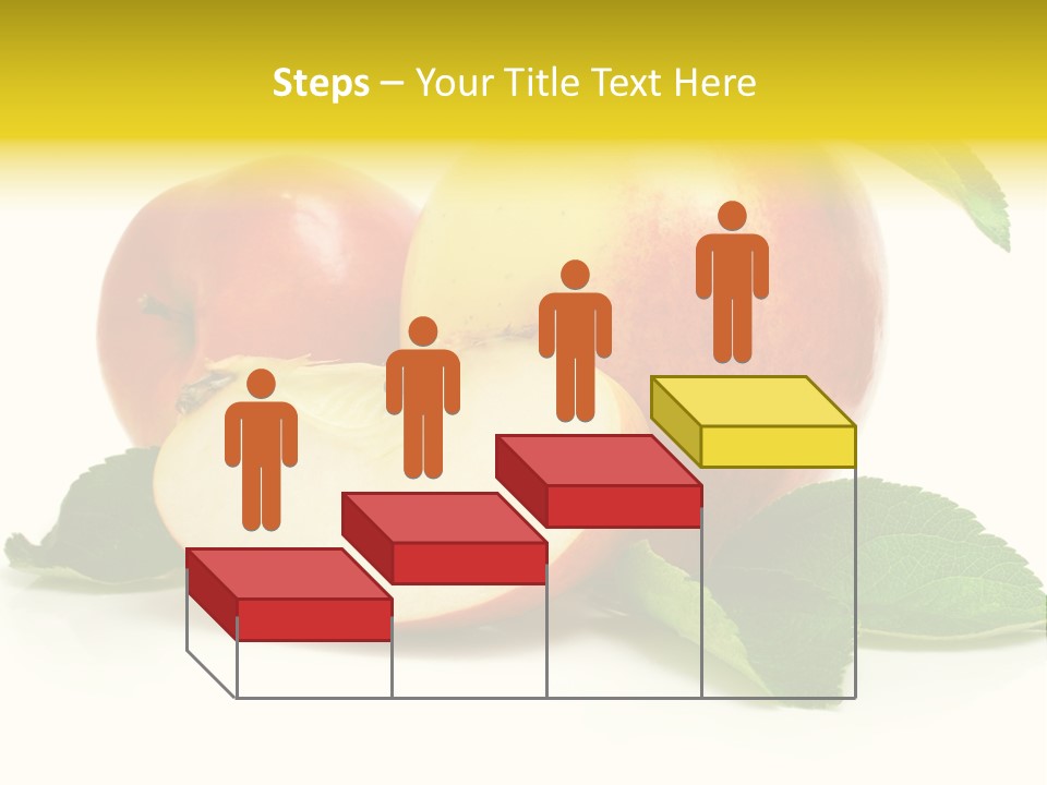 Floral Apple Background PowerPoint Template