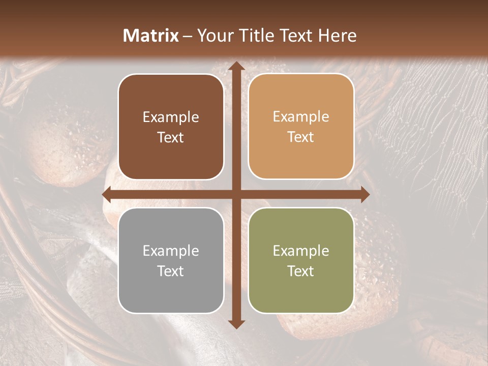 Jesus Christ Basket PowerPoint Template