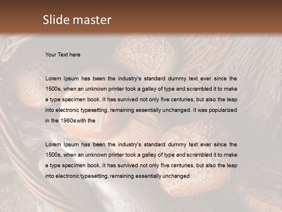 Jesus Christ Basket PowerPoint Template