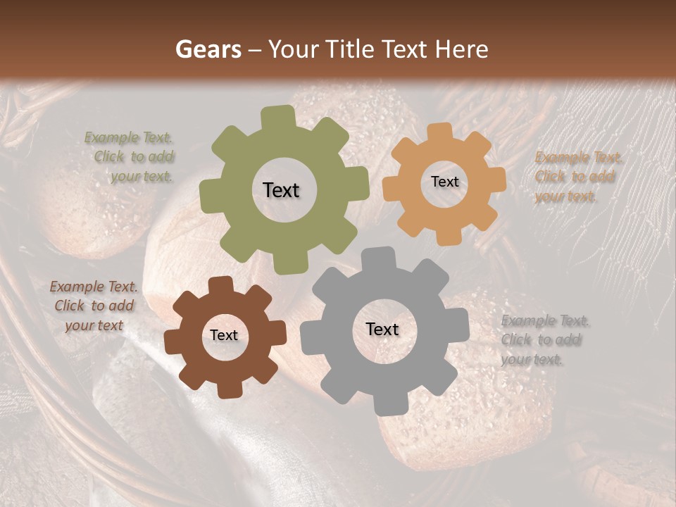 Jesus Christ Basket PowerPoint Template