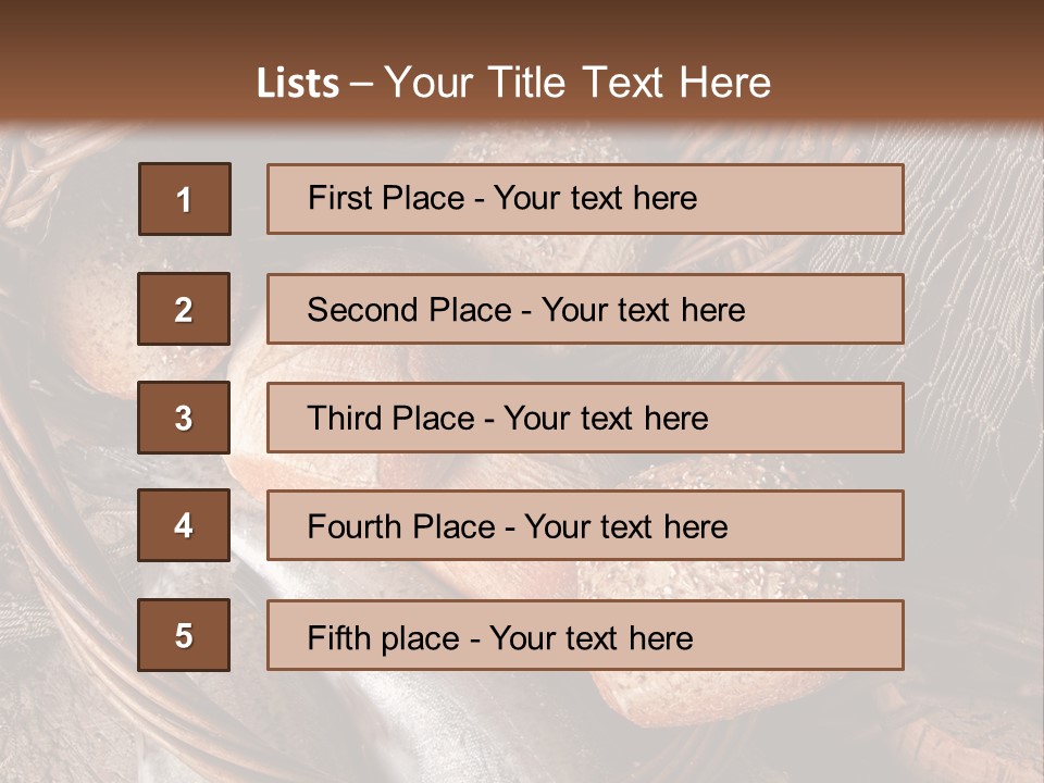 Jesus Christ Basket PowerPoint Template