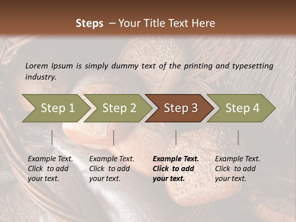 Jesus Christ Basket PowerPoint Template