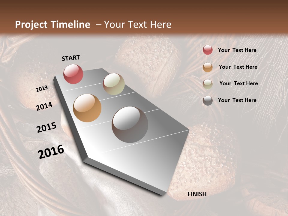 Jesus Christ Basket PowerPoint Template