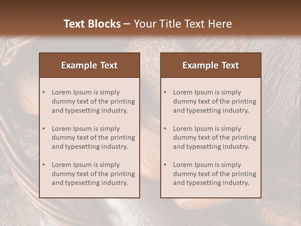 Jesus Christ Basket PowerPoint Template