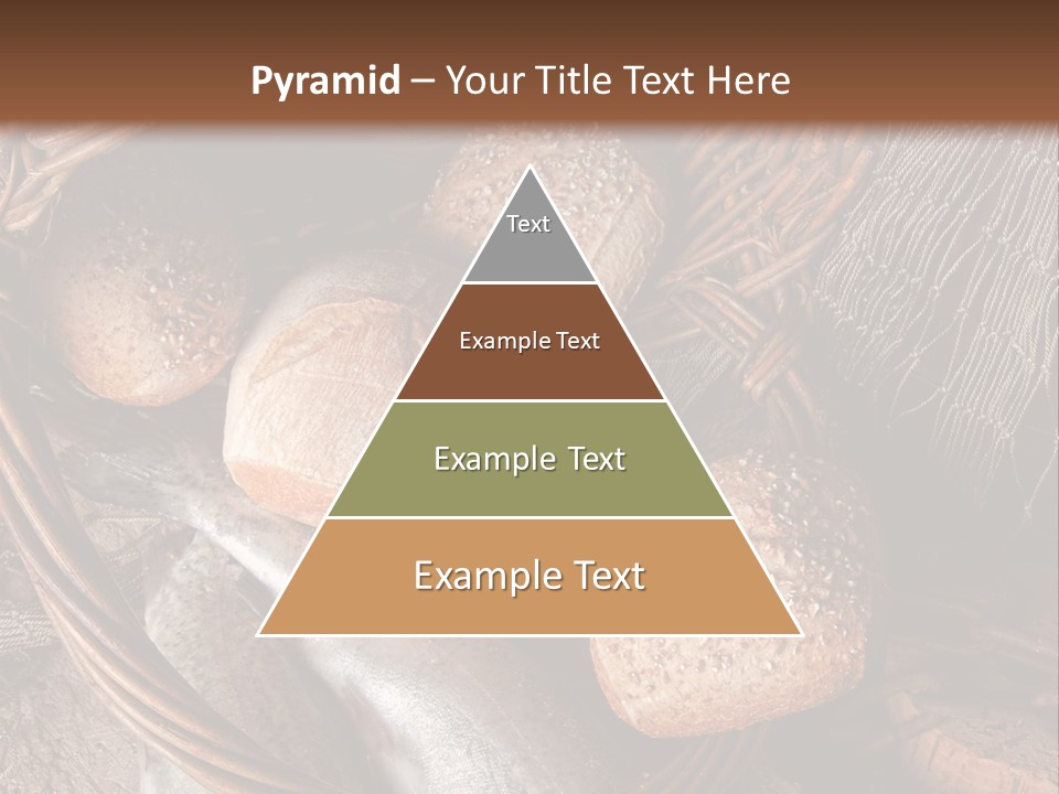 Jesus Christ Basket PowerPoint Template