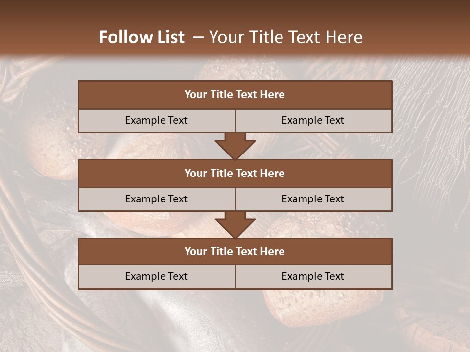 Jesus Christ Basket PowerPoint Template