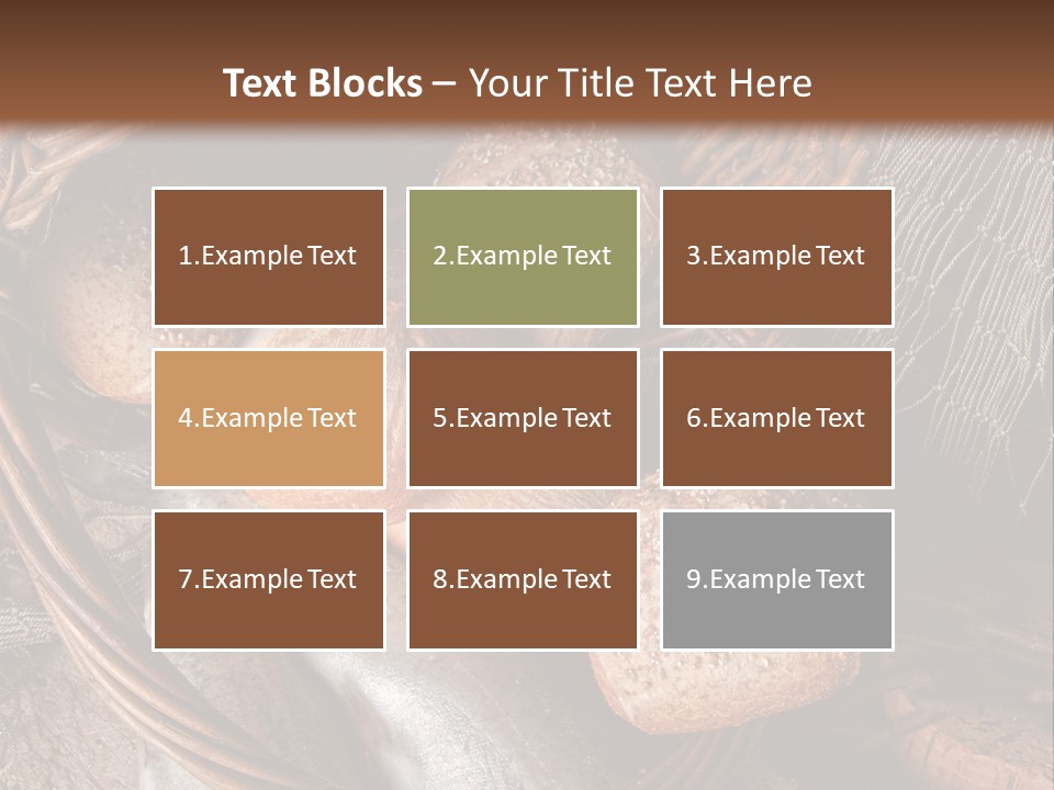 Jesus Christ Basket PowerPoint Template