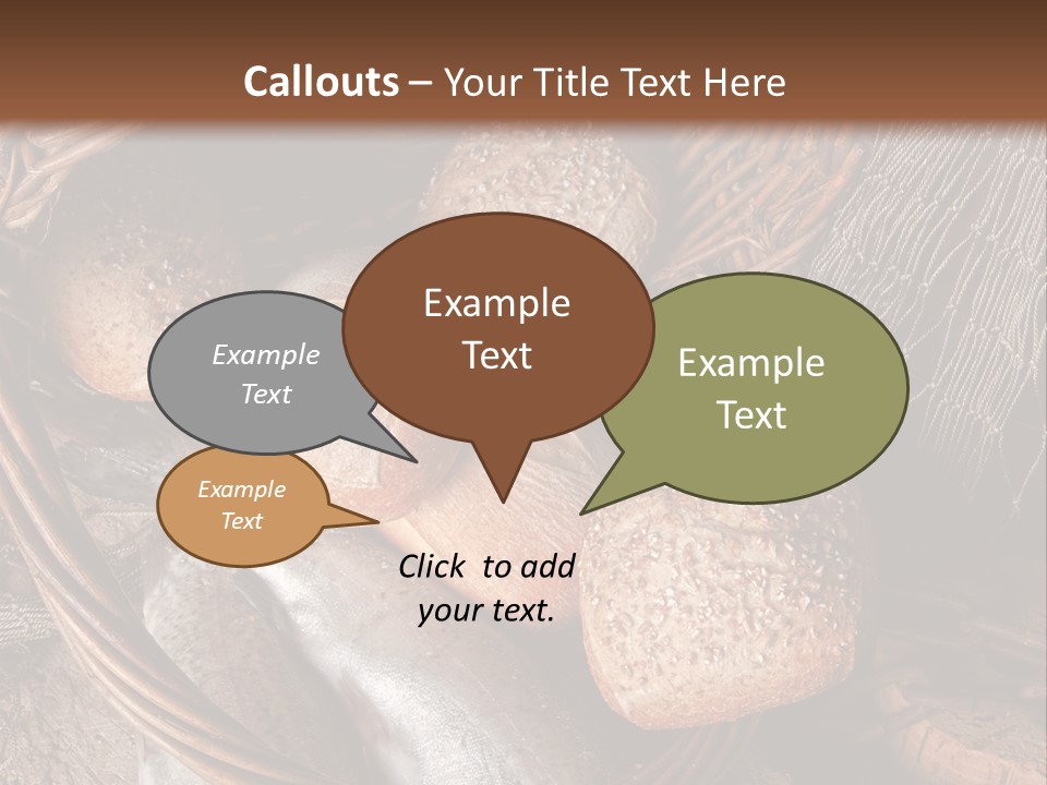 Jesus Christ Basket PowerPoint Template