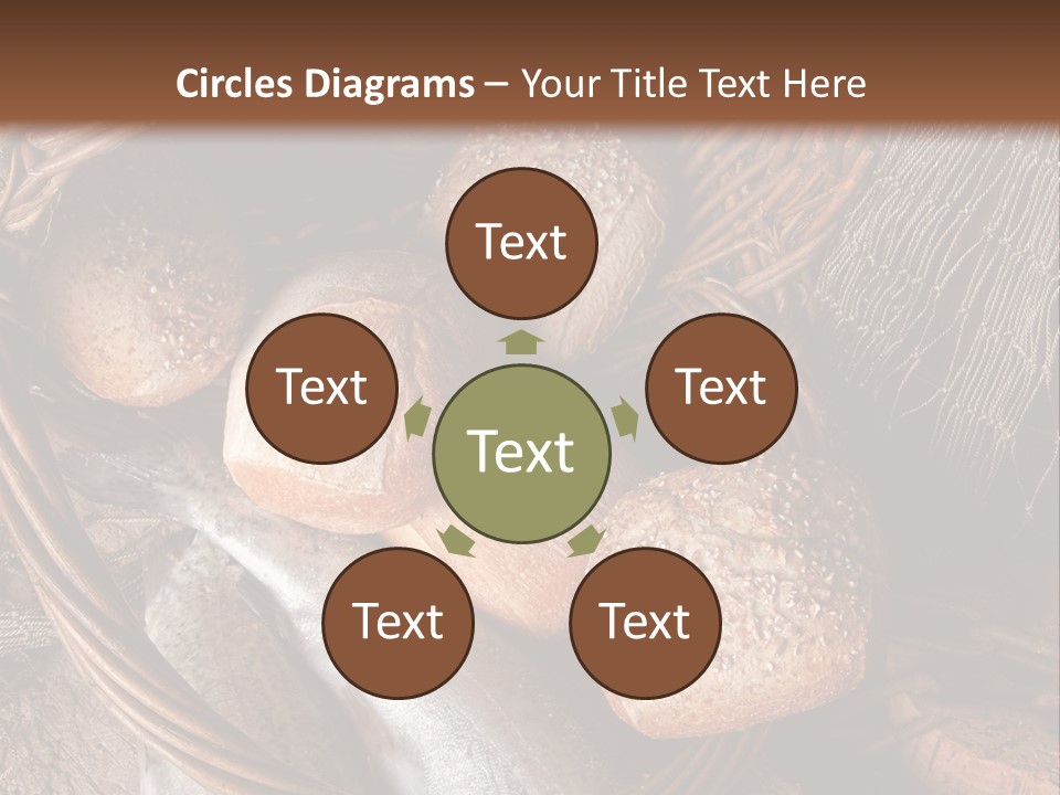 Jesus Christ Basket PowerPoint Template