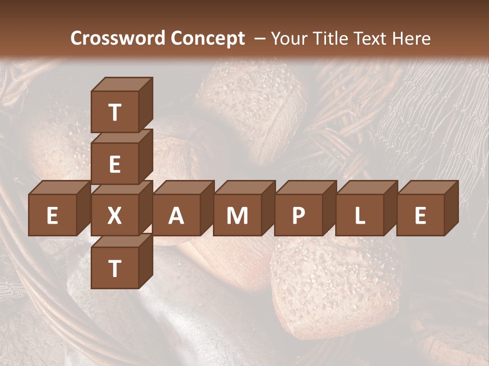 Jesus Christ Basket PowerPoint Template