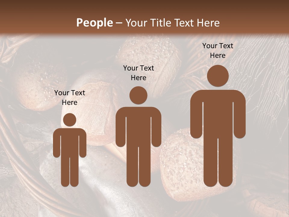 Jesus Christ Basket PowerPoint Template