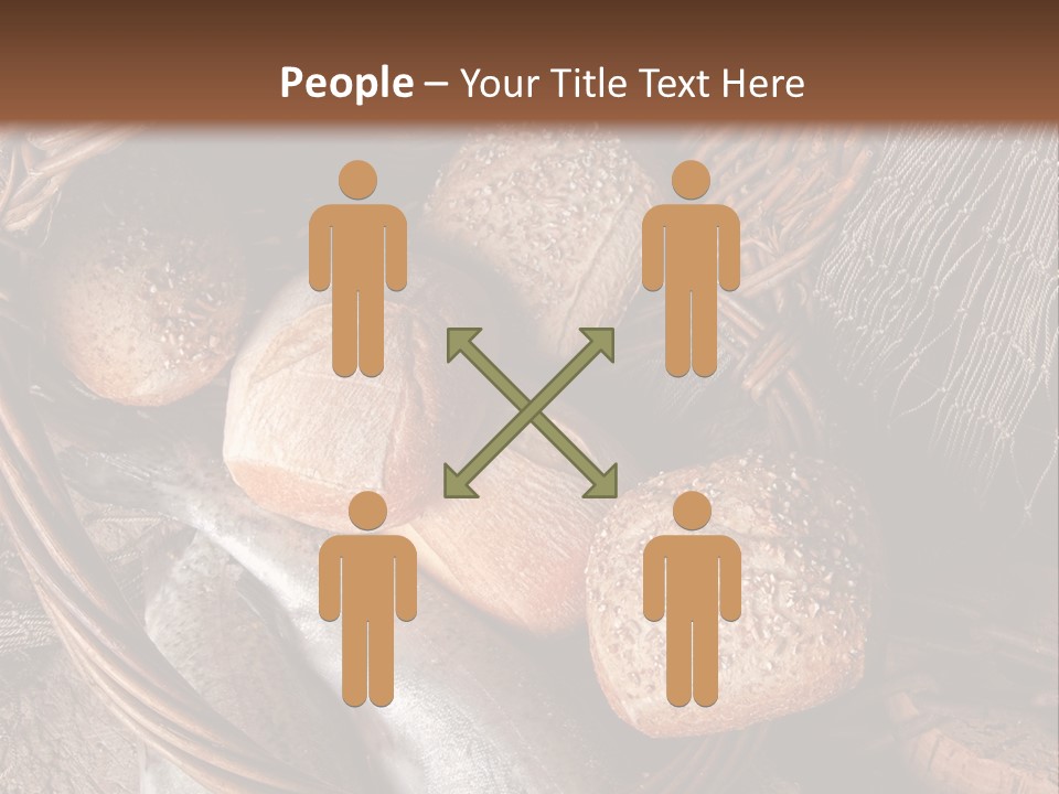 Jesus Christ Basket PowerPoint Template